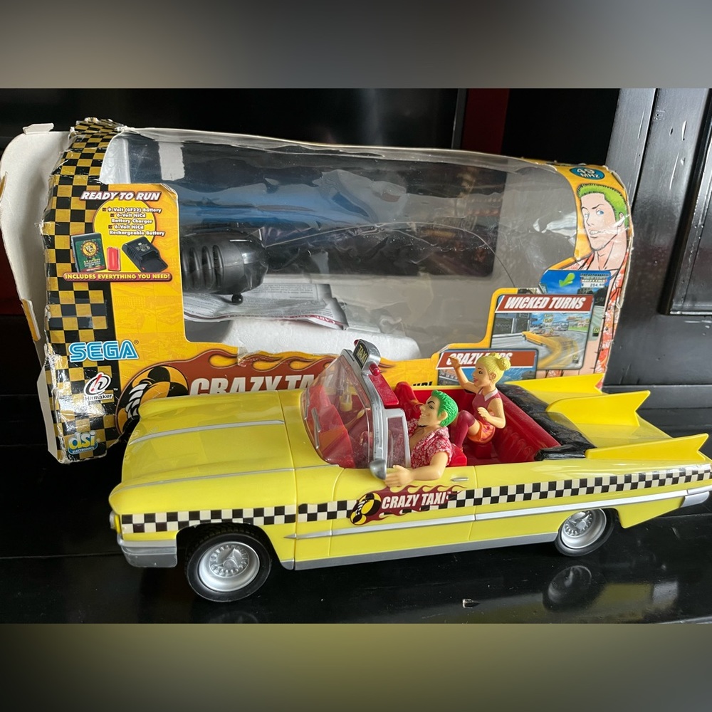 Vintage Crazy Taxi RC Toy